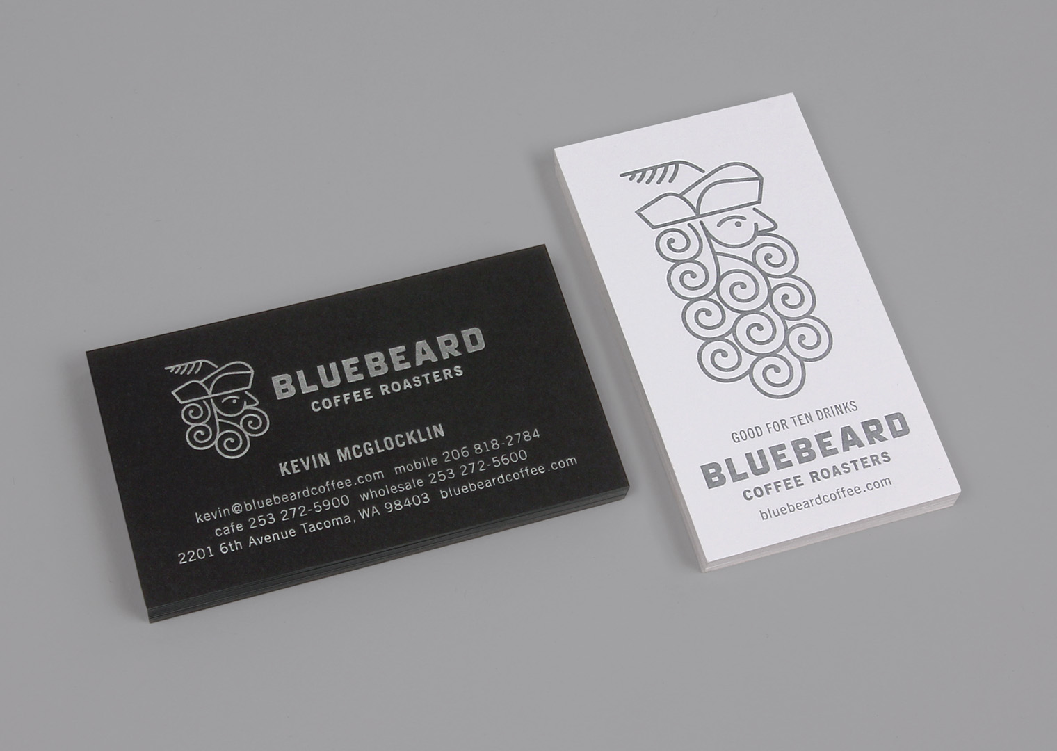 Bluebeard Coffee Roasters cards