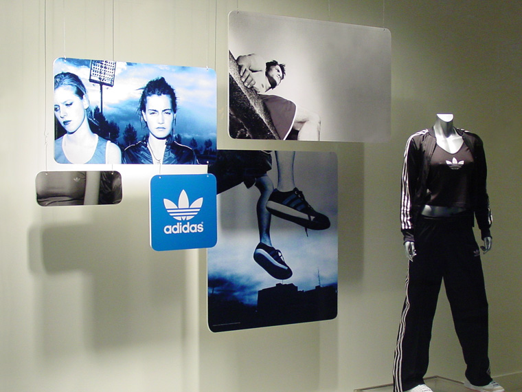Adidas Originals window display